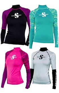 SCUBAPRO Rash Guard T FLEX LONG SLEEVE UPF50 - WOMEN