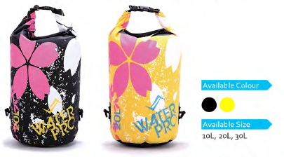 Water Pro Dry Bag with Waterproofing Membrane Blossom 10L/20L/30L