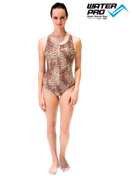 Water Pro Swim Suit/Leopard  