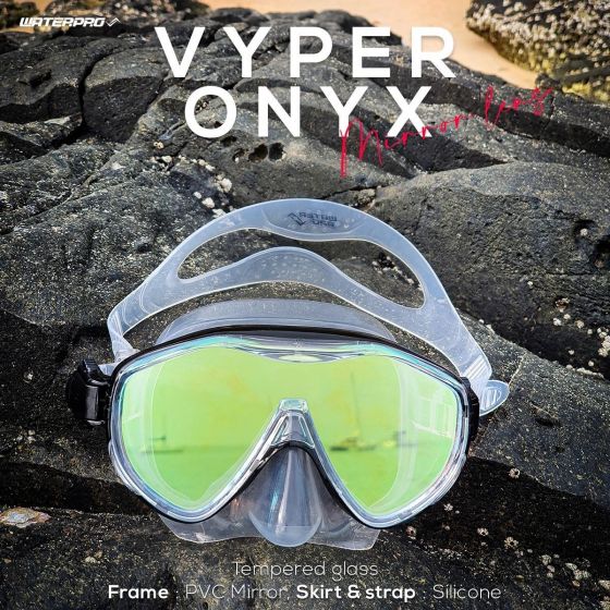 Water Pro Vyper Onyx Mirror Mask