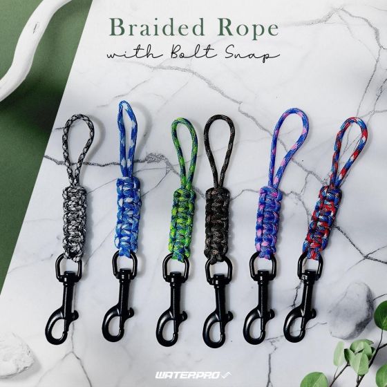 Water Pro Braided Rope with Bolt Snap