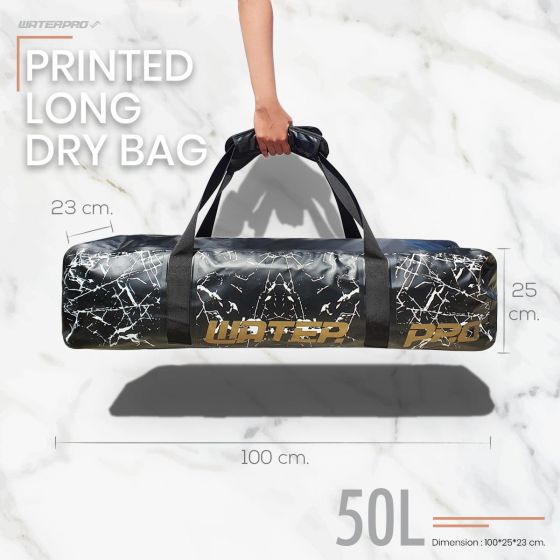 Water Pro 50L Printed Long Dry Bag