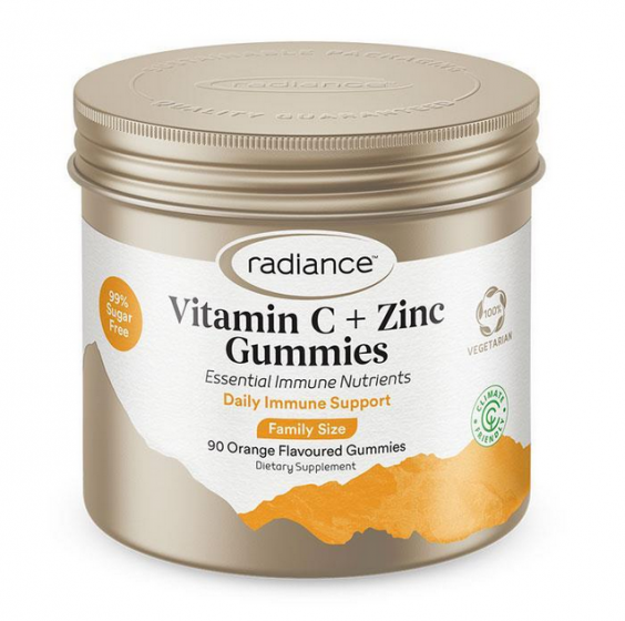 Radiance Adult Gummies Vitamin C and Zinc 90 Gummies 