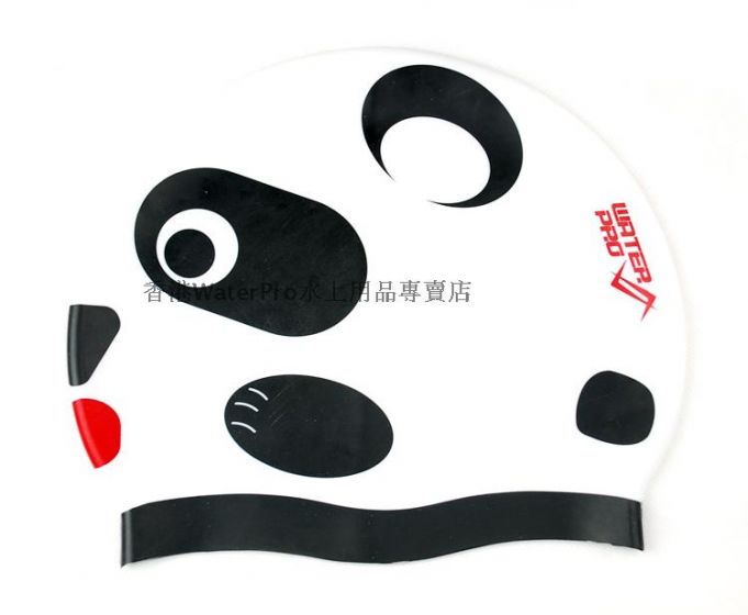 Water Pro Swimming Caps Silicone Panda
