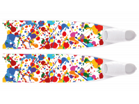 LEADERFINS LIMITED EDITION PAINT BI-FINS-WHI