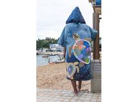 Oceanarium T22 SEA TURTLE CLOAK TOWEL (FREE SIZE)*110CM X 75CM*