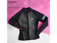 Water Pro 3mm leather flexa jacket-Trio for Women