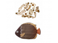 PAAPAOW Collared Butterflyfish pouch (PET bottles waste recycled fabric)