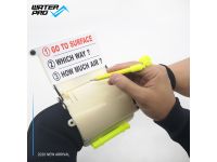 WATER PRO 3 Panels Wrist Writing Dive Slate with Pencil