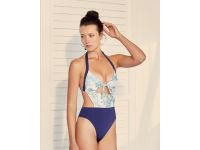 VODA SWIM Antigua Envy Push Up® Tie Front Monokini