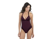 VODA SWIM Aubergine Envy Push Up® Texture One Piece