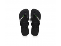 HAVAIANAS BRASIL LOGO FLIP FLOP 4110850 UNISEX - Black/Black