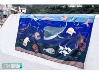 Oceanarium T07 DEEPSEA MARINELIFE DRY TOWEL 80CM X 140CM