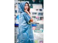 OCEANARIUM T15 SHARKS CLOAK TOWEL (FREE SIZE)*105CM X 85CM*