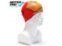 Water Pro Swim Cap/ Red Iron