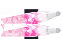 LEADERFINS LIMITED EDITION FLOWERS SEMI-TRANSPARENT BI-FINS