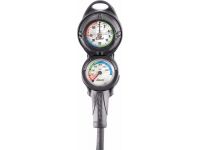 CRESSI CONSOLE 2 DEPTH GAUGE+PRESSURE GAUGE BAR