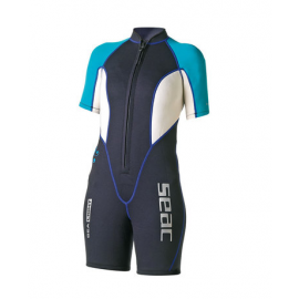 SEAC SUB SEALIGHT 2.5MM SHORTY WET SUITS, WOMAN