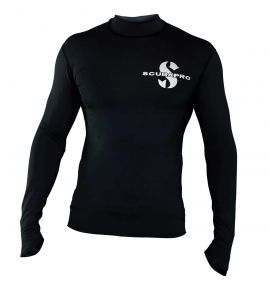 Scubapro SWIM BLACK RASHGUARD UPF50 - MEN
