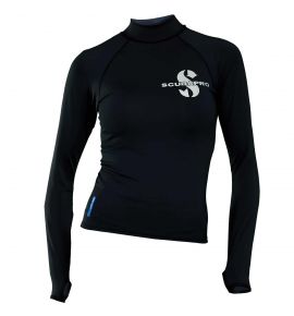 Scubapro SWIM BLACK RASHGUARD UPF50 - WOMEN