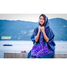 OCEANARIUM T14 EAGLE RAY CLOAK TOWEL (FREE SIZE)*105CM X 85CM*