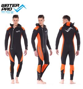 Water Pro 5mm Hooded Wetsuit Orange