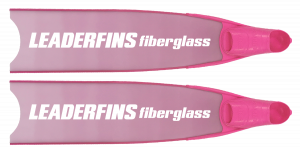 Leaderfins FIBERGLASS PINK ICE BI-FINS