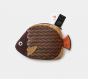 PAAPAOW Collared Butterflyfish pouch (PET bottles waste recycled fabric)